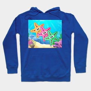 Colorful Funny Fish With Googly Eyes Hoodie